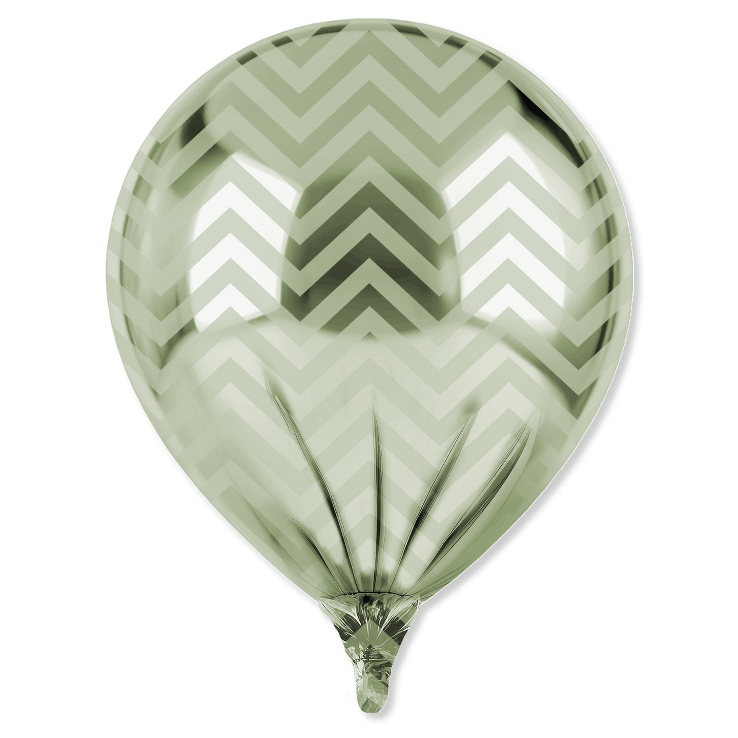 24x24/Accent Balloons/Mint Chevron Balloon