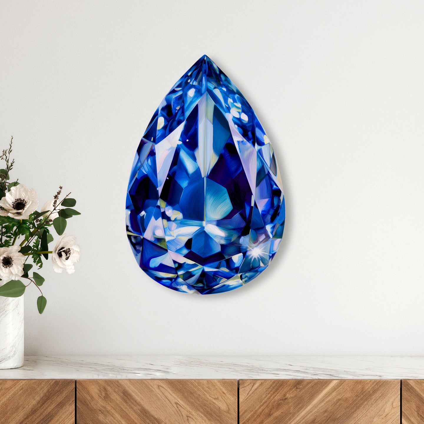 30 H/September Gems/Pear Sapphire September