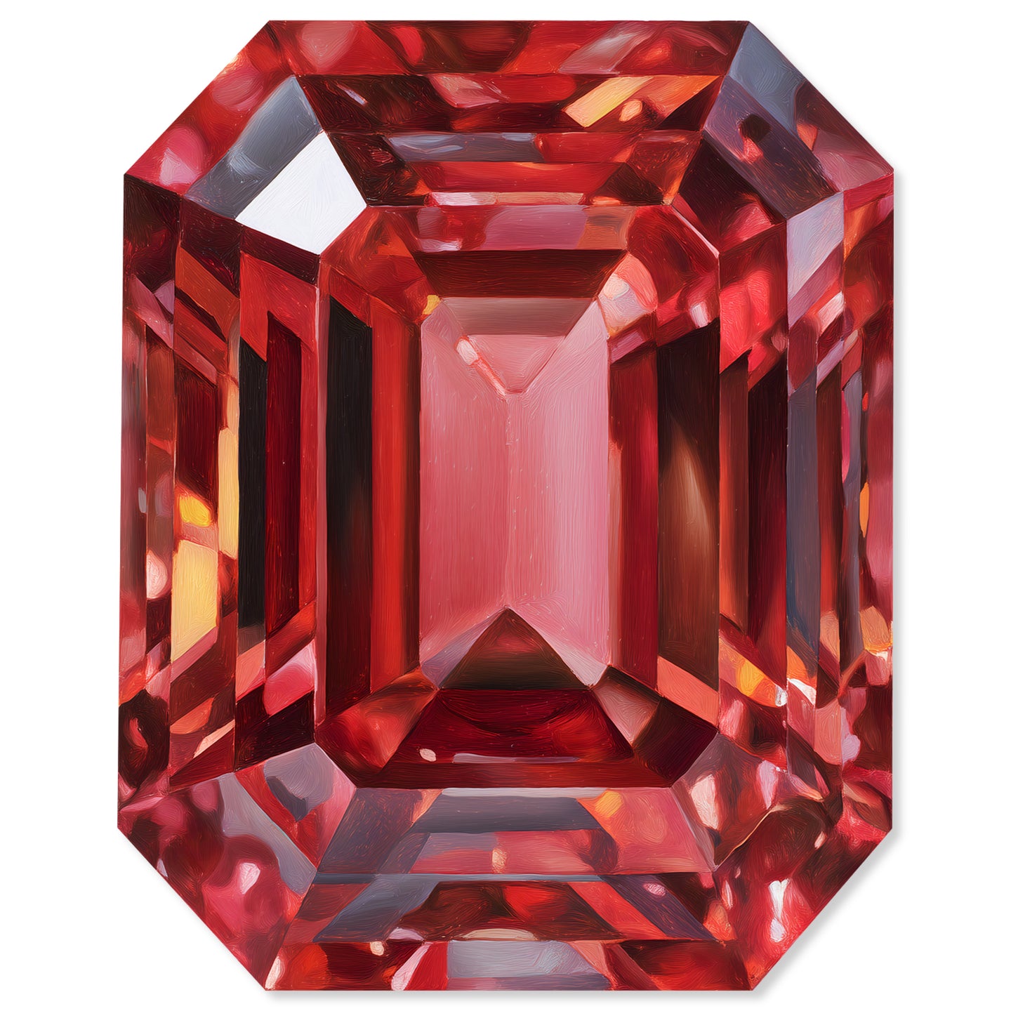 30x36/Rectangle Gems/Red Rectangle