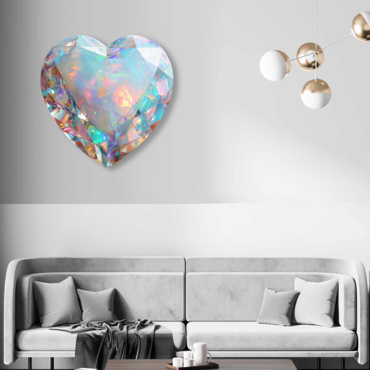 30 H/October Gems/Heart Opal October