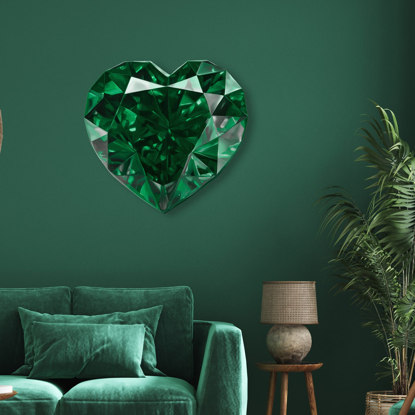 30 H/May Gems/Heart Emerald May