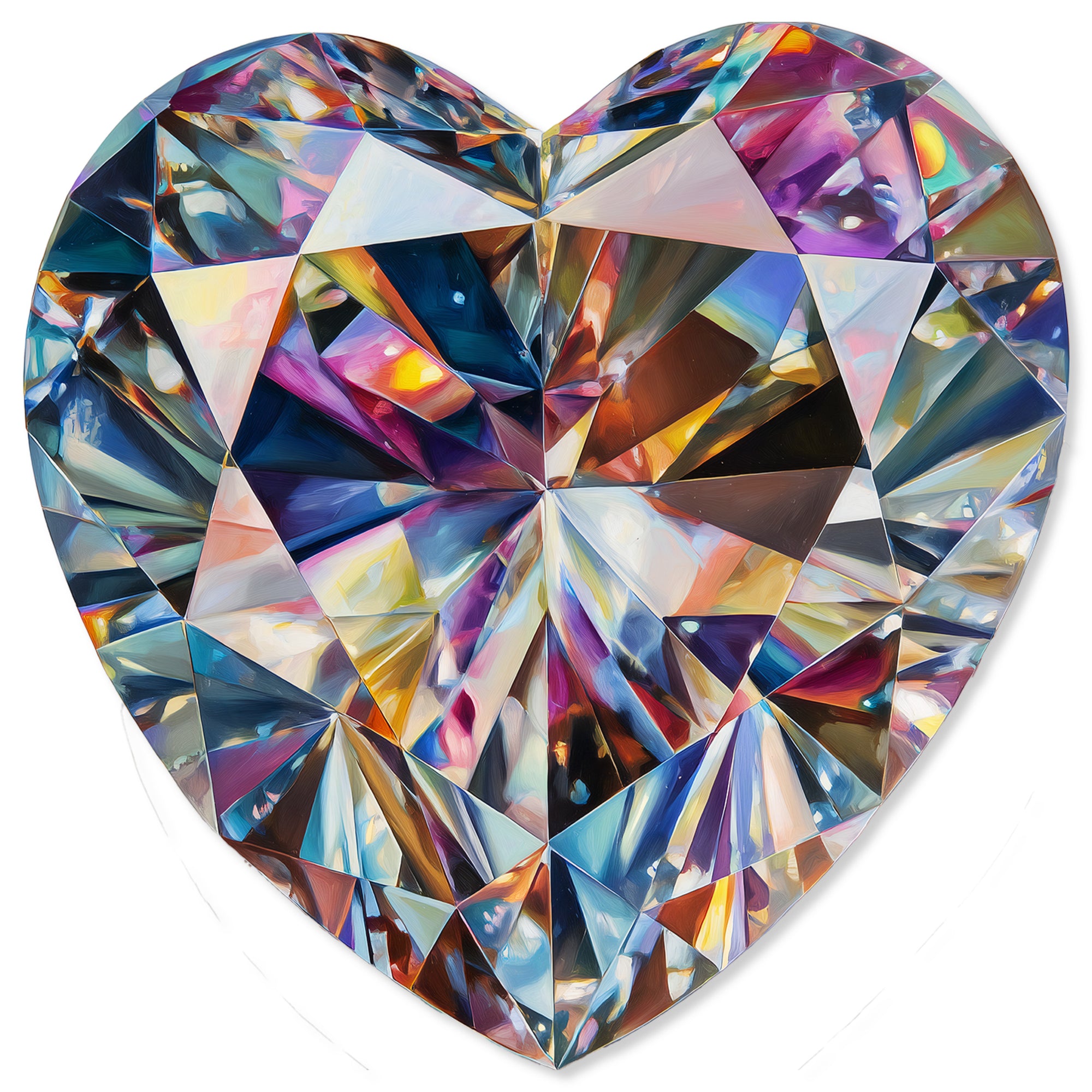 Multi-Color Gemstones | Acrylic Silhouettes