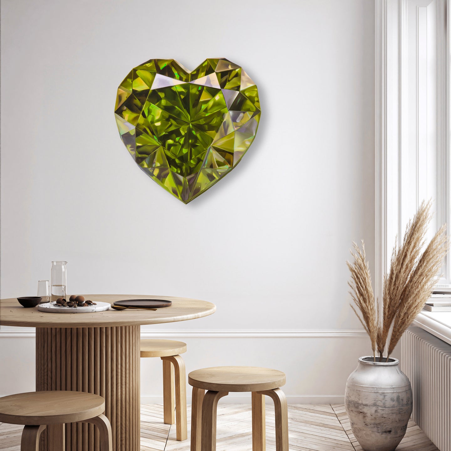 30x30/Heart Gems/Citron Heart Gem