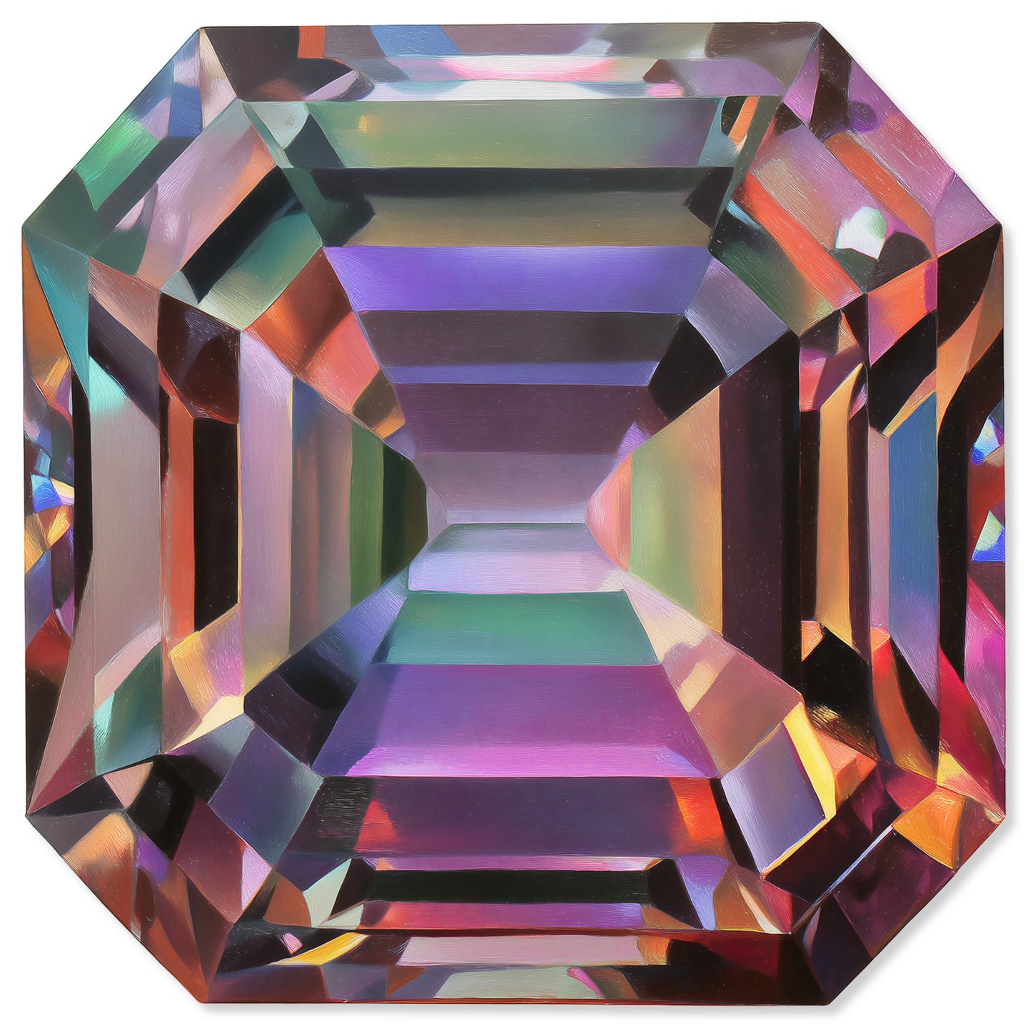 Multi-Color Gemstones | Acrylic Silhouettes