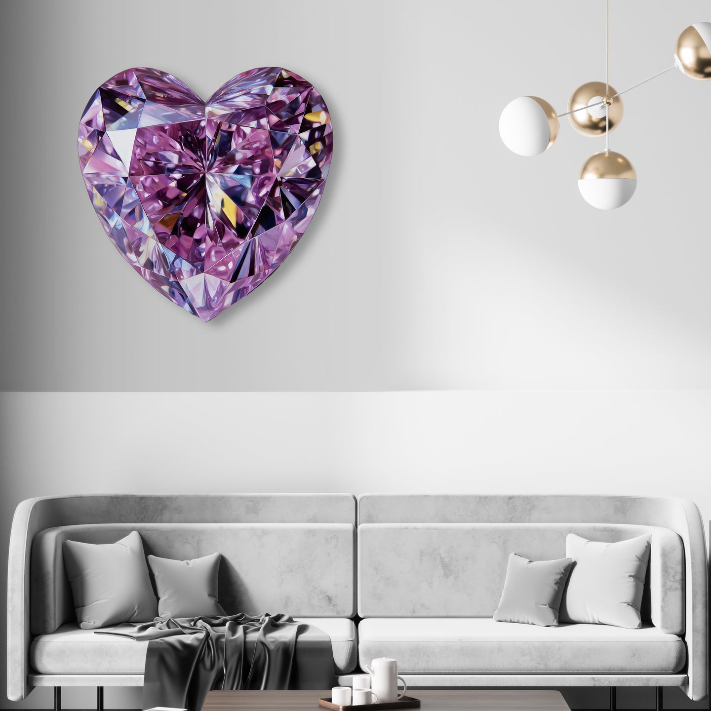 30x30/Heart Gems/Lavendar Heart Gem