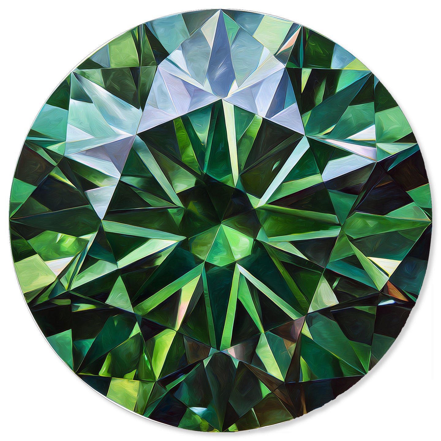 30 H/May Gems/Round Emerald May