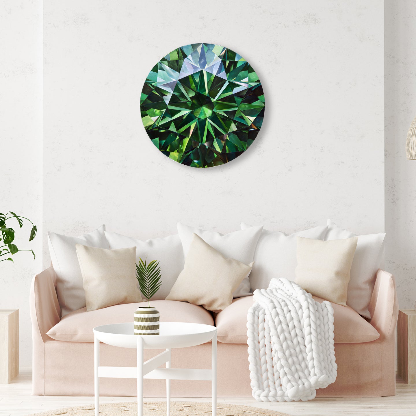 30 H/May Gems/Round Emerald May