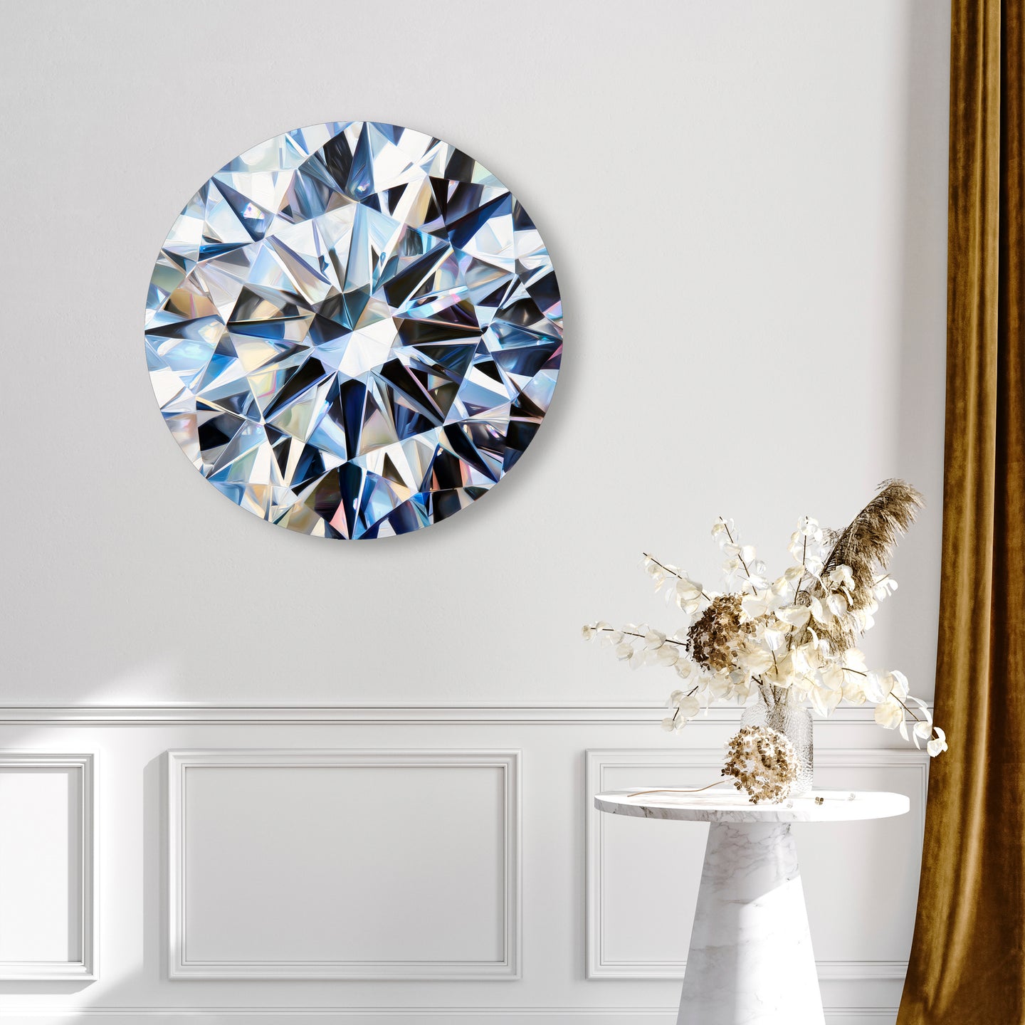 30 H/April Gems/Round Diamond April