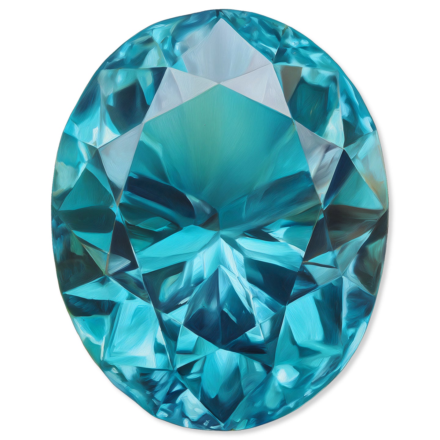 30 H/December Gems/Oval Topaz December