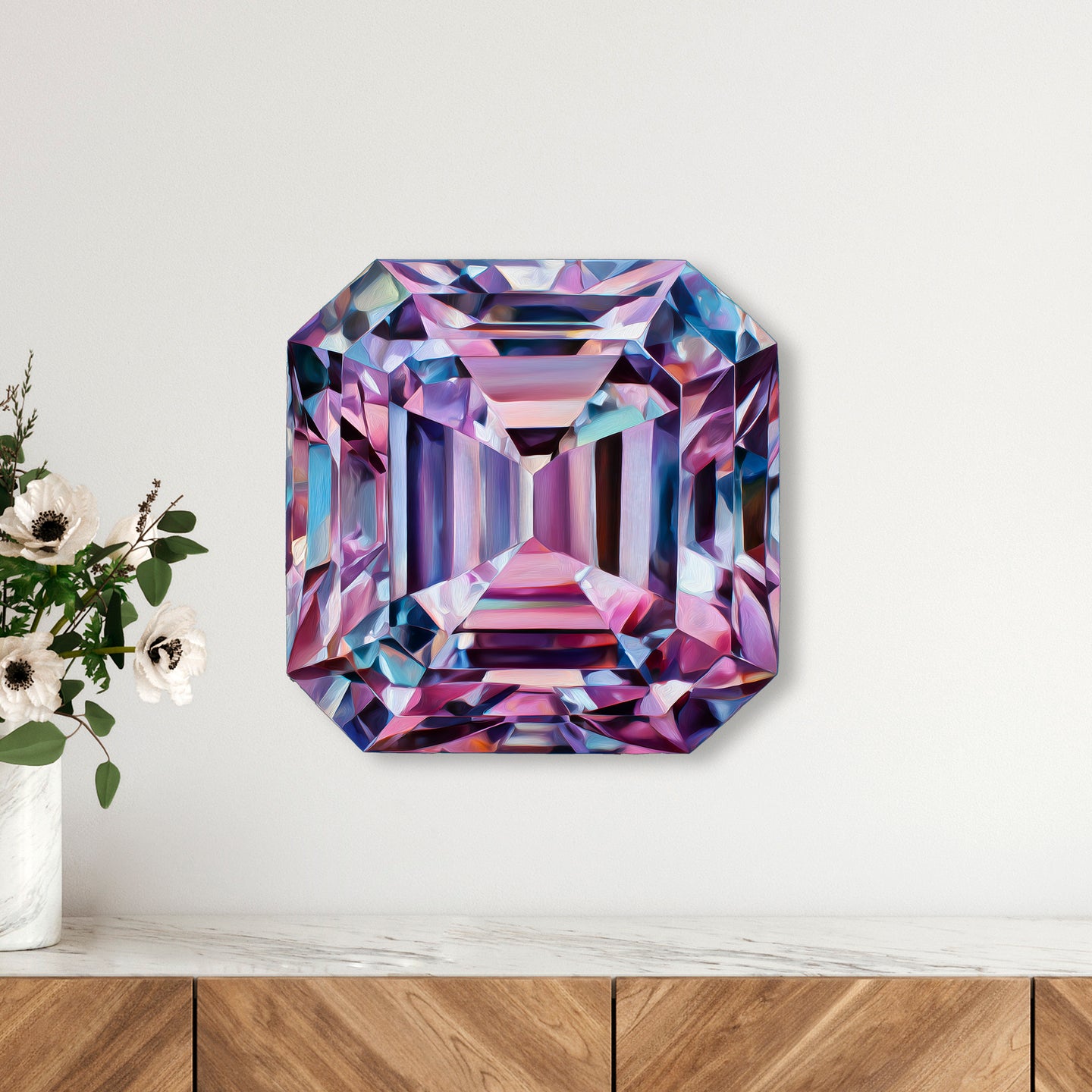 30x30/Square Gems/Purple Blue Square