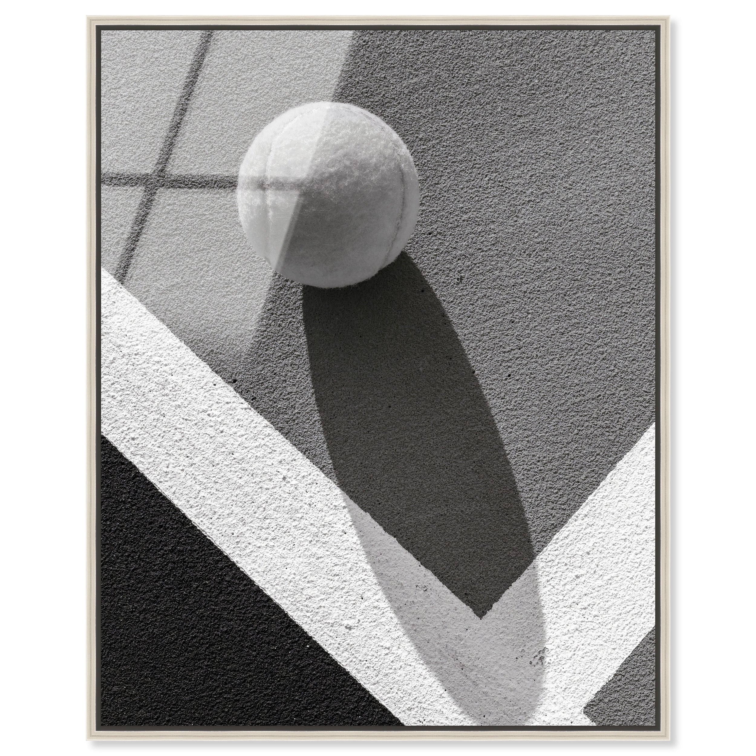 Tennis Shadow | Abstract Wall Art by Oliver Gal