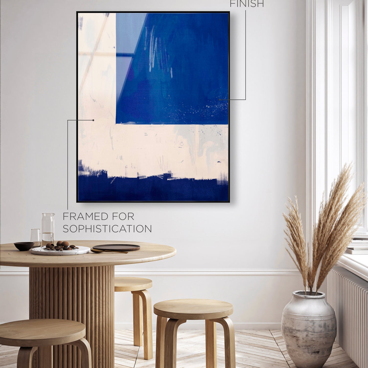 Blue Composition | Abstract Wall Art by Oliver Gal