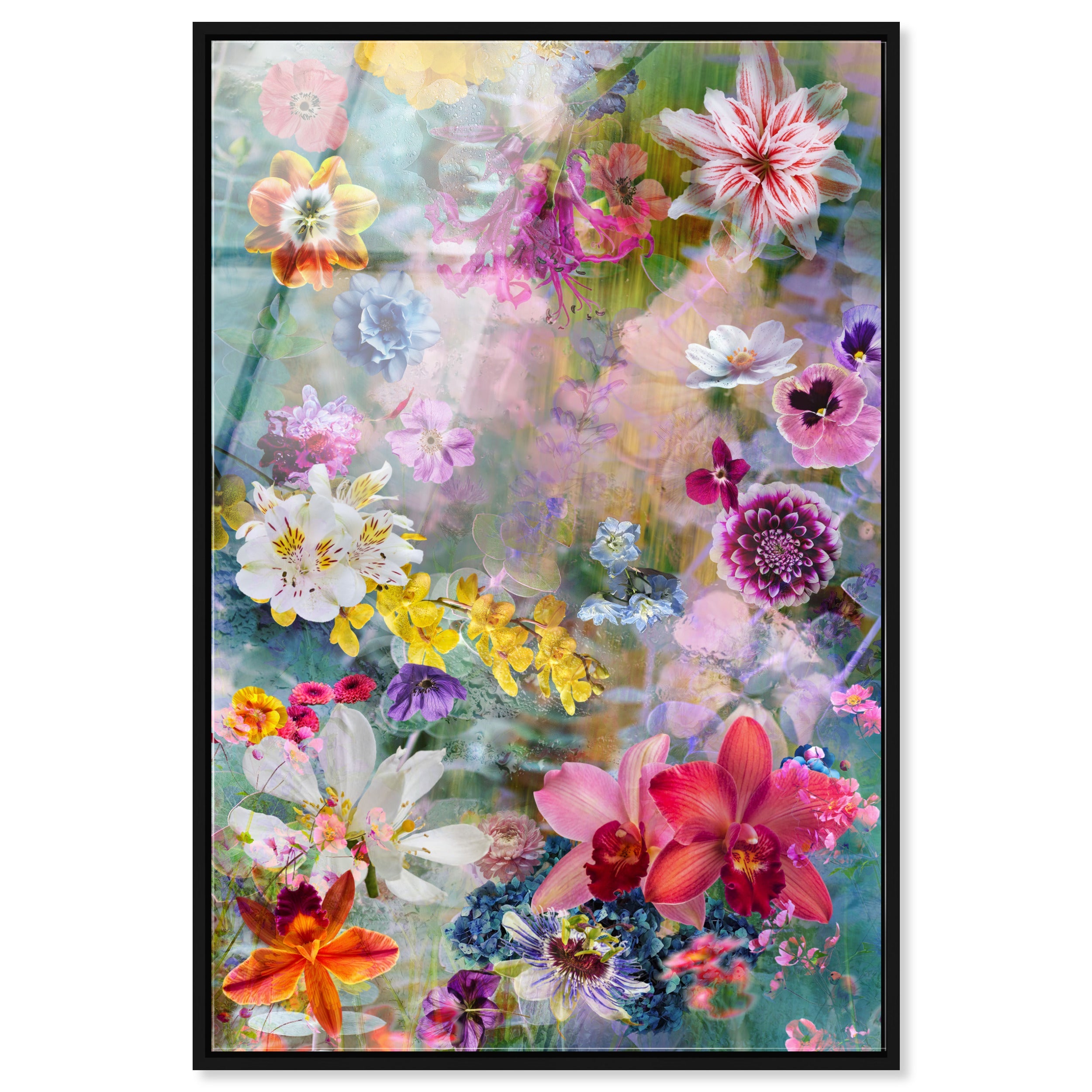 レア品♡Oliver Gal Florale V2キャンバスアート Ballerina Yellow Florals | Floral and Botanical Wall Art by Oliver Gal