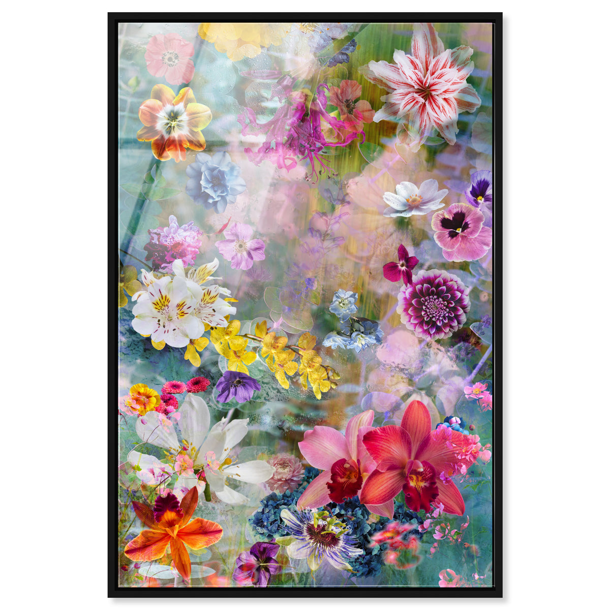 Ballerina Yellow Florals | Floral and Botanical Wall Art by Oliver Gal