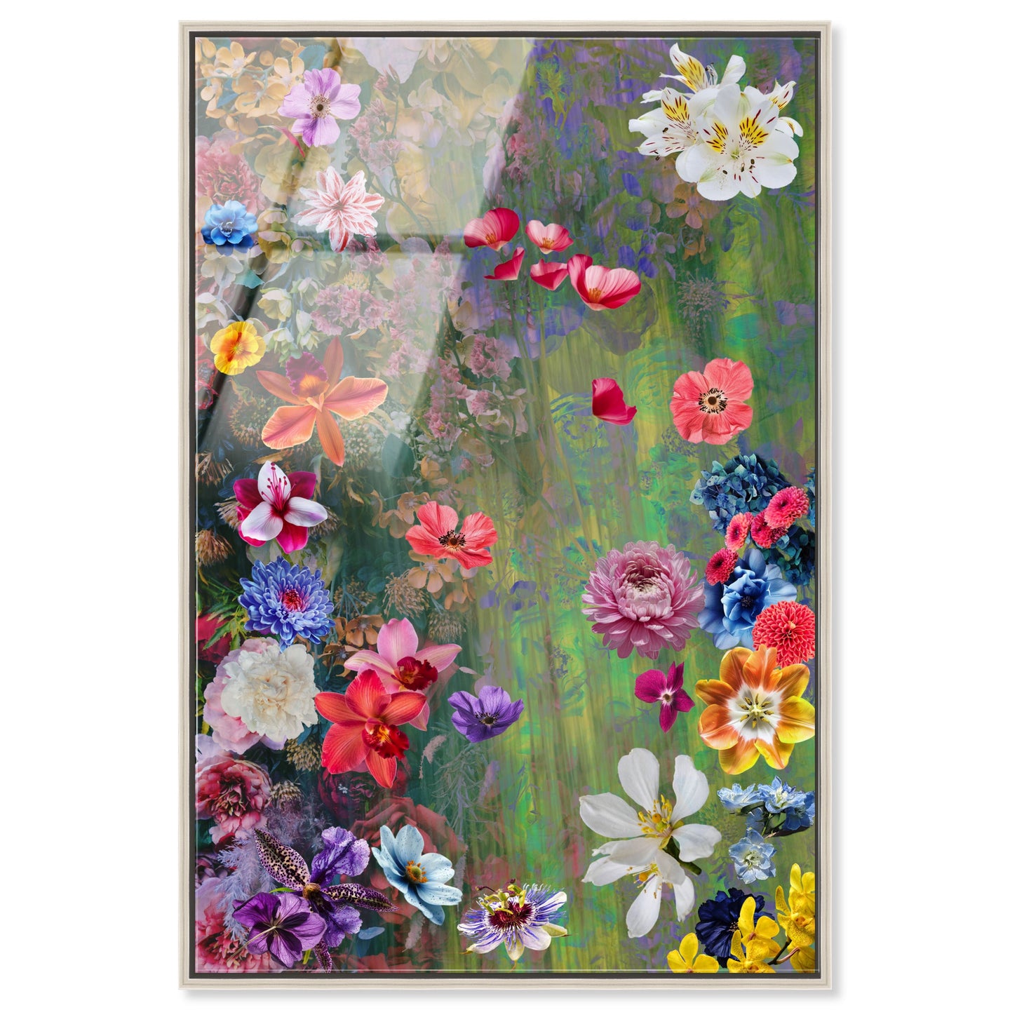 Brilliant Green  Floral