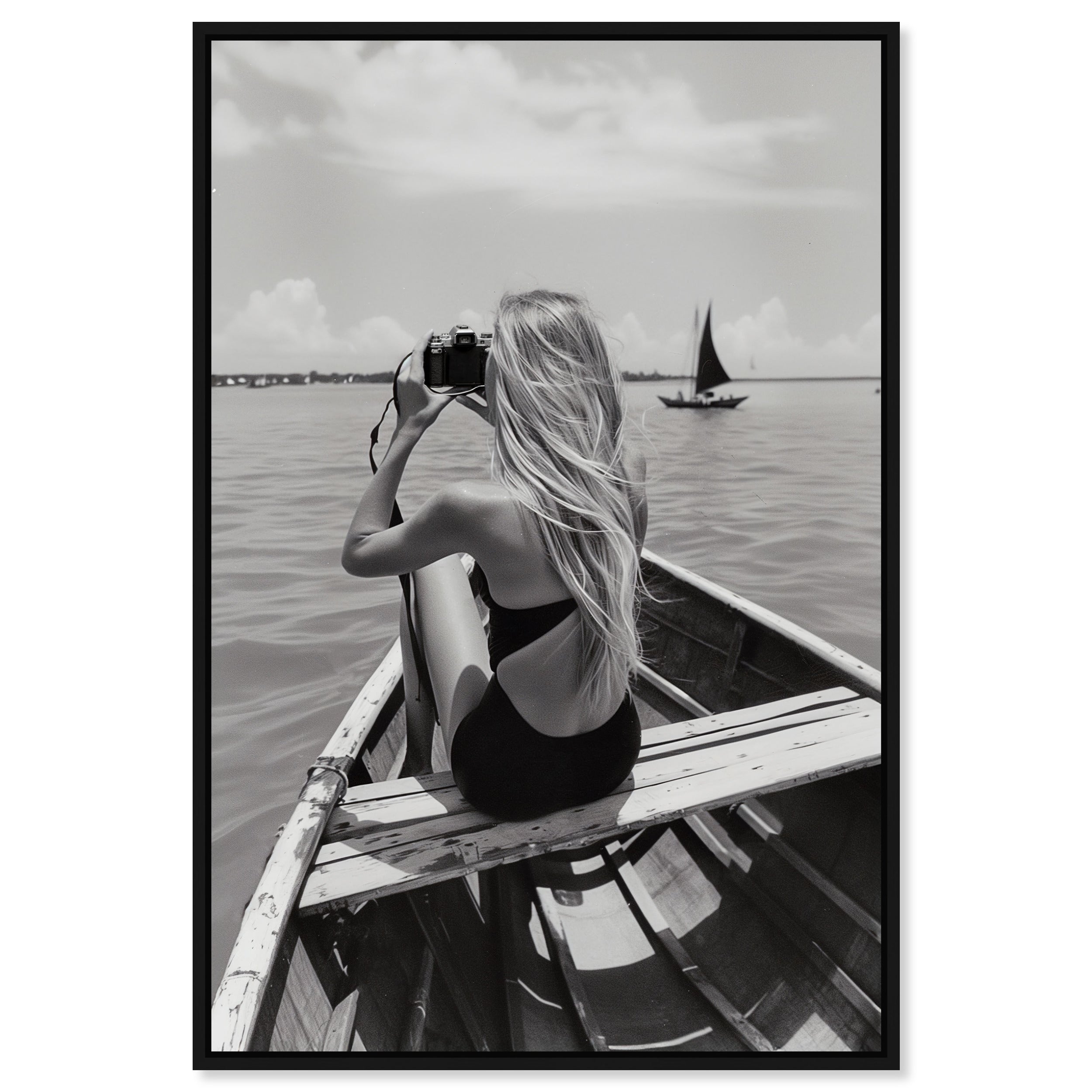 Frame of Solitude | Transportation Wall Art by Oliver Gal