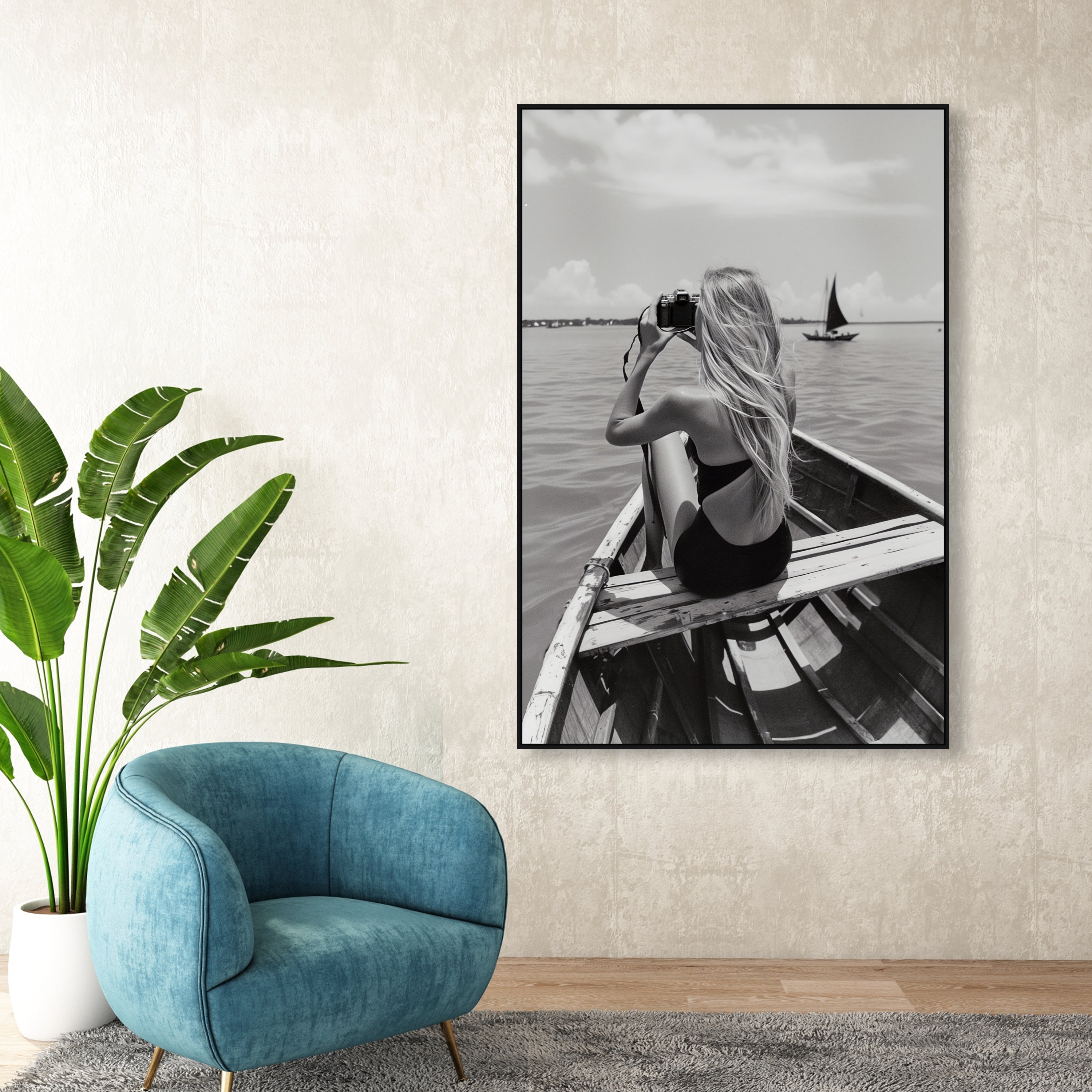 Frame of Solitude | Transportation Wall Art by Oliver Gal