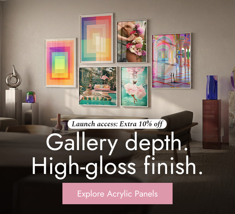 Fashion and Glam Home Wall Art Set.