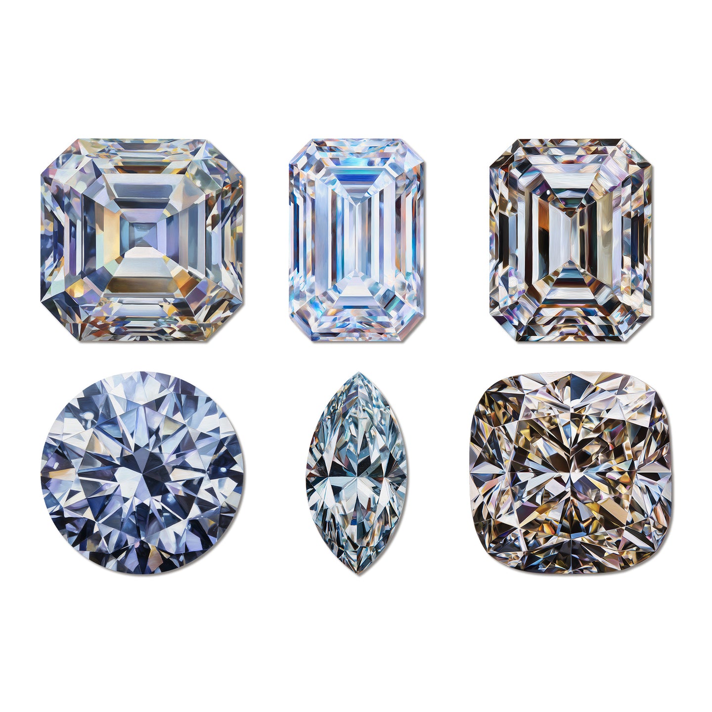 Bespoke Diamonds | Acrylic Silhouettes