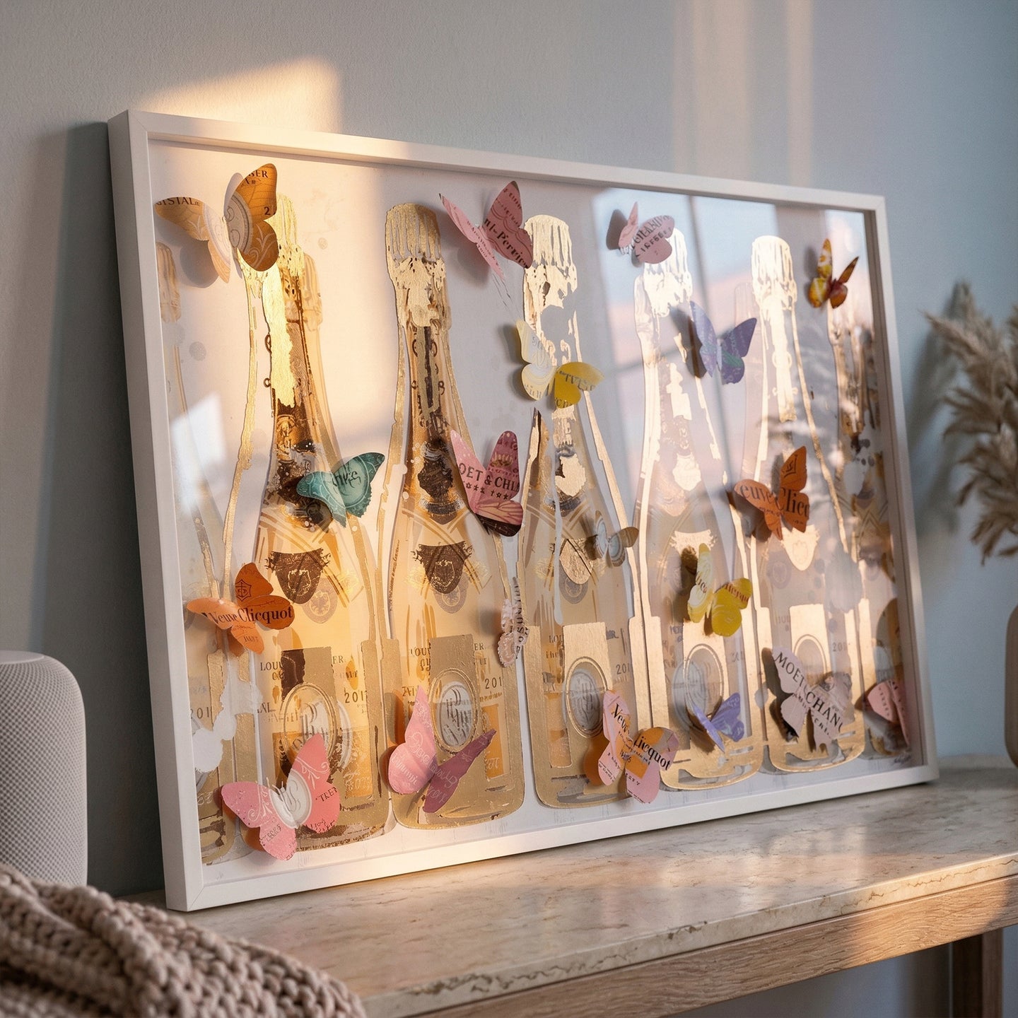 Champagne Morning Bloom | Drinks and Spirits Wall Art by Oliver Gal