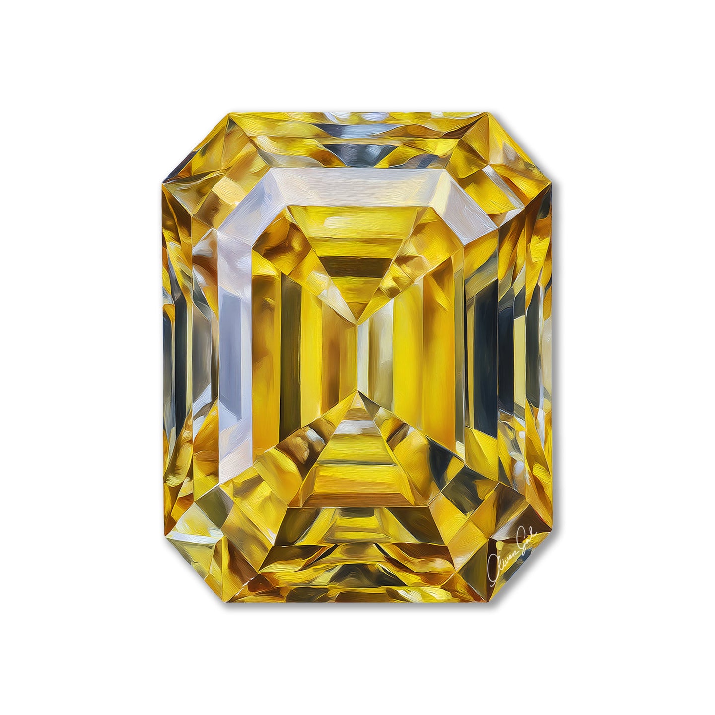 30 H/November Gems/Rectangle Topaz November