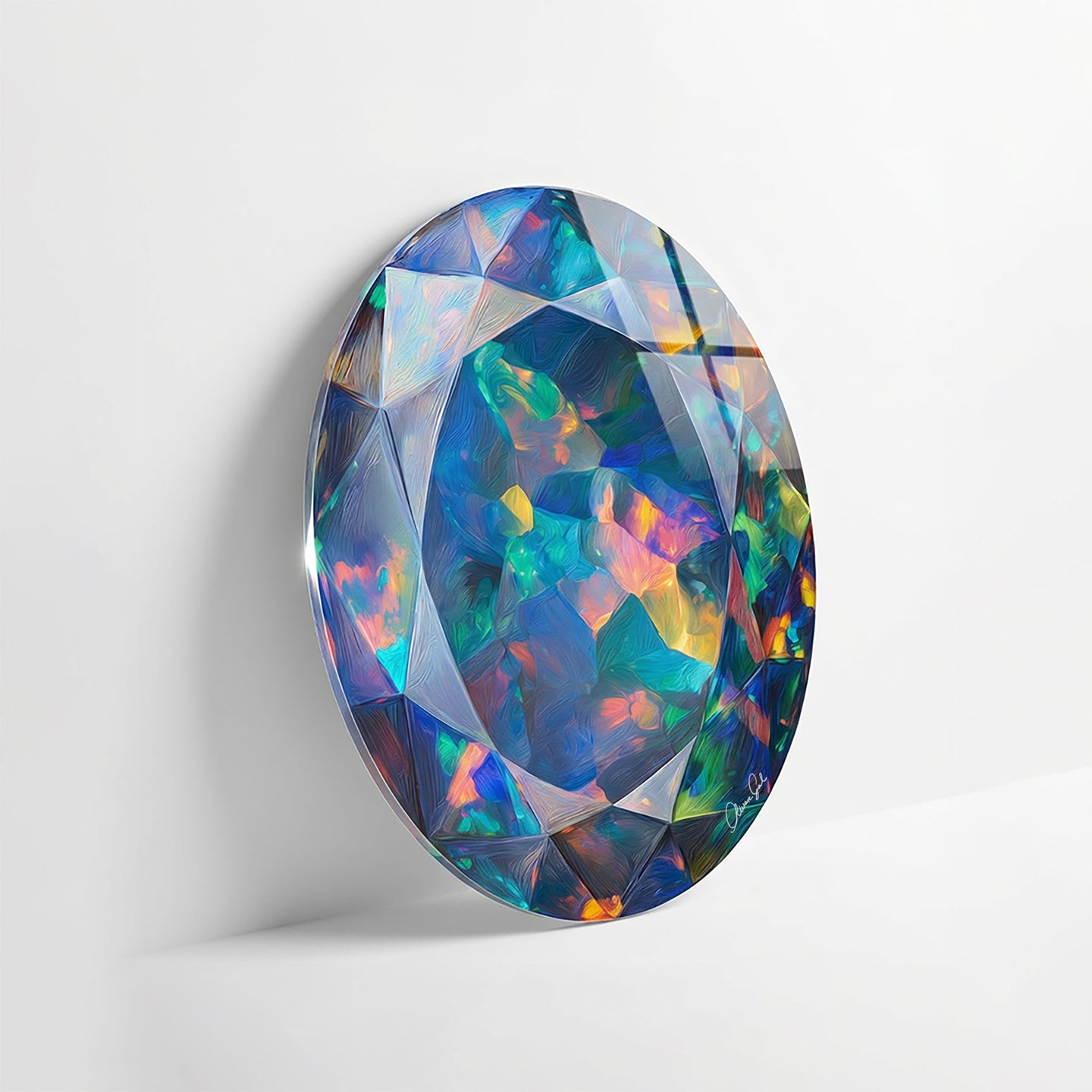 30 H/October Gems/Oval Opal October