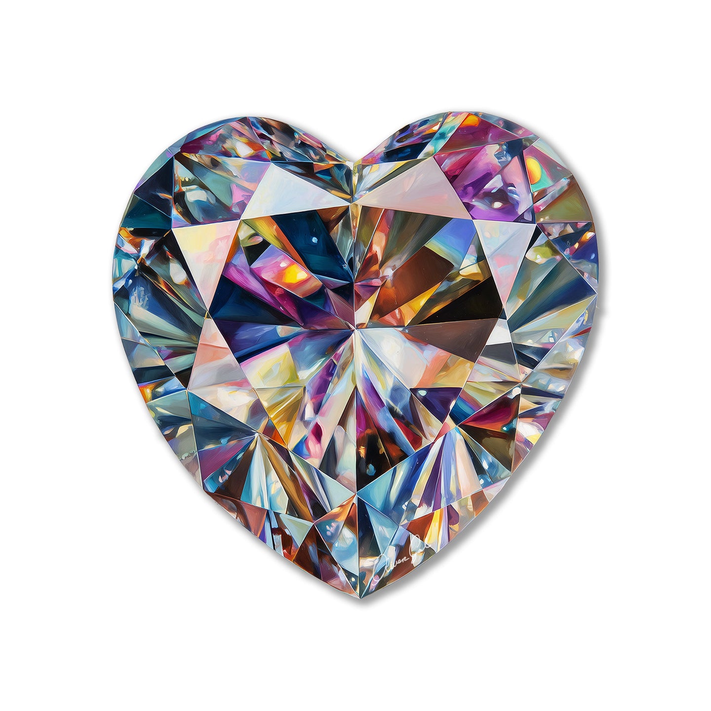 30 H/Gemstone/Aurora Heart