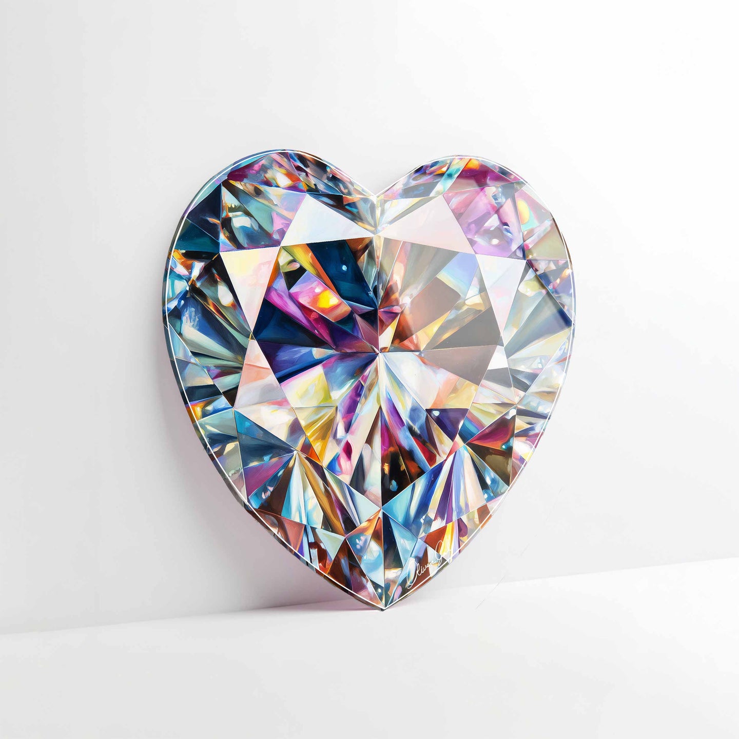 30 H/Gemstone/Aurora Heart