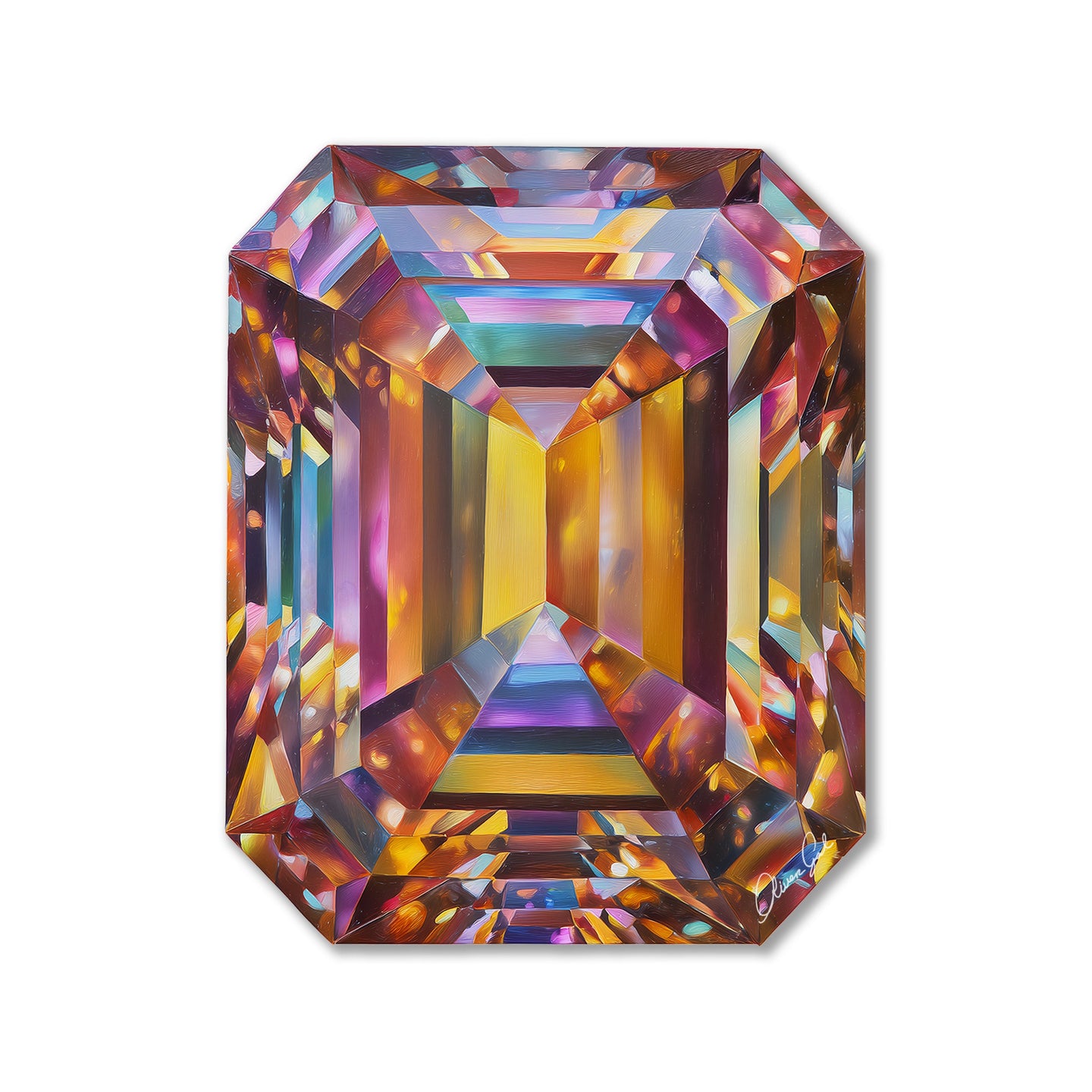 30 H/Gemstone/Octagon Tourmaline III