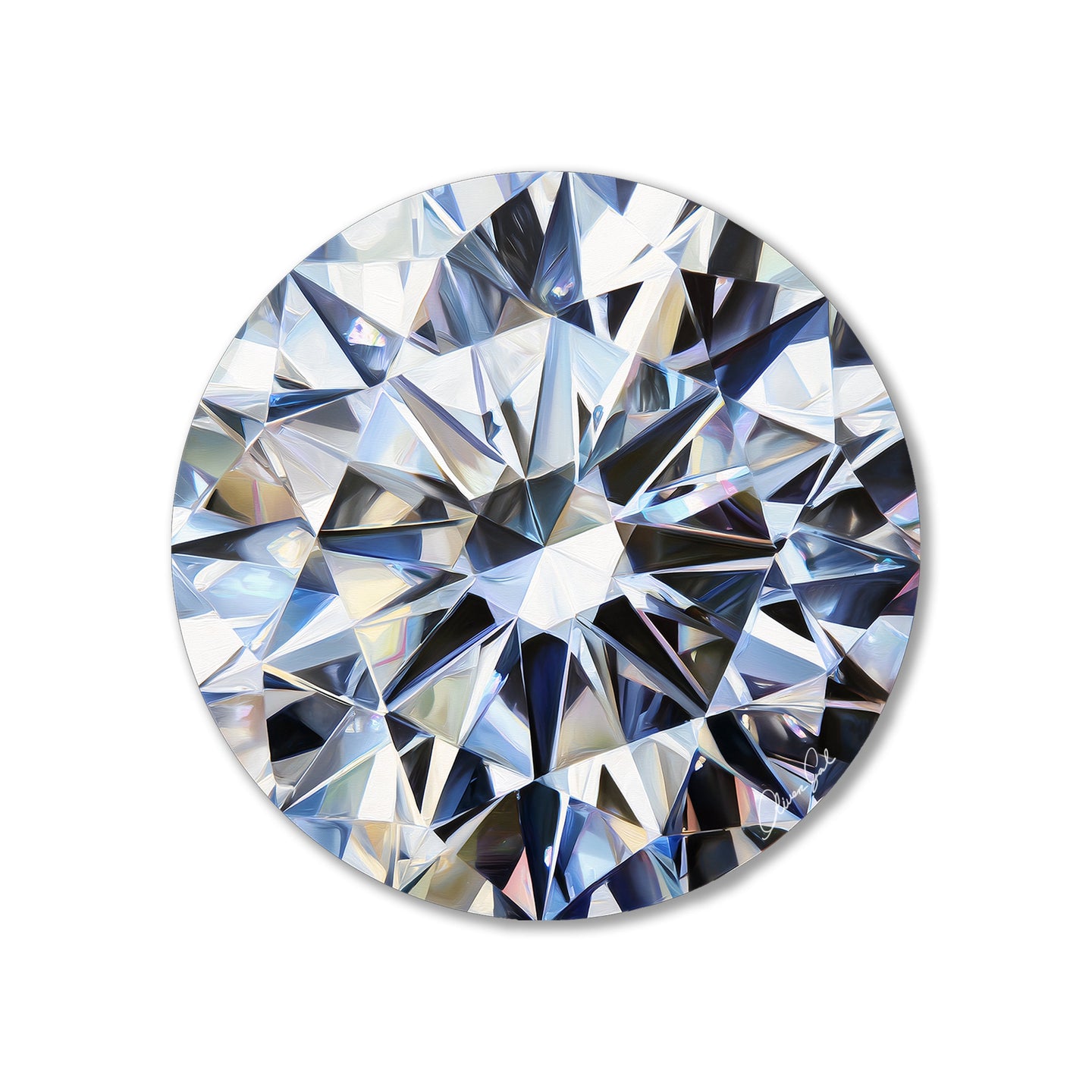 30 H/April Gems/Round Diamond April