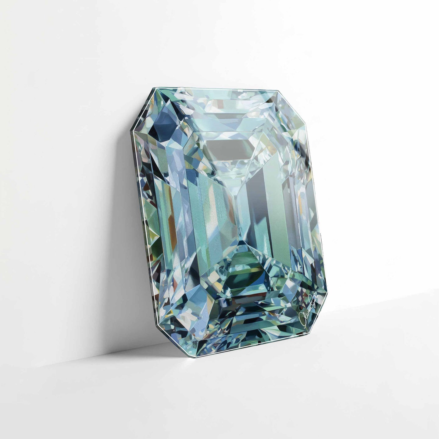 30 H/March Gems/Square Aquamarine March