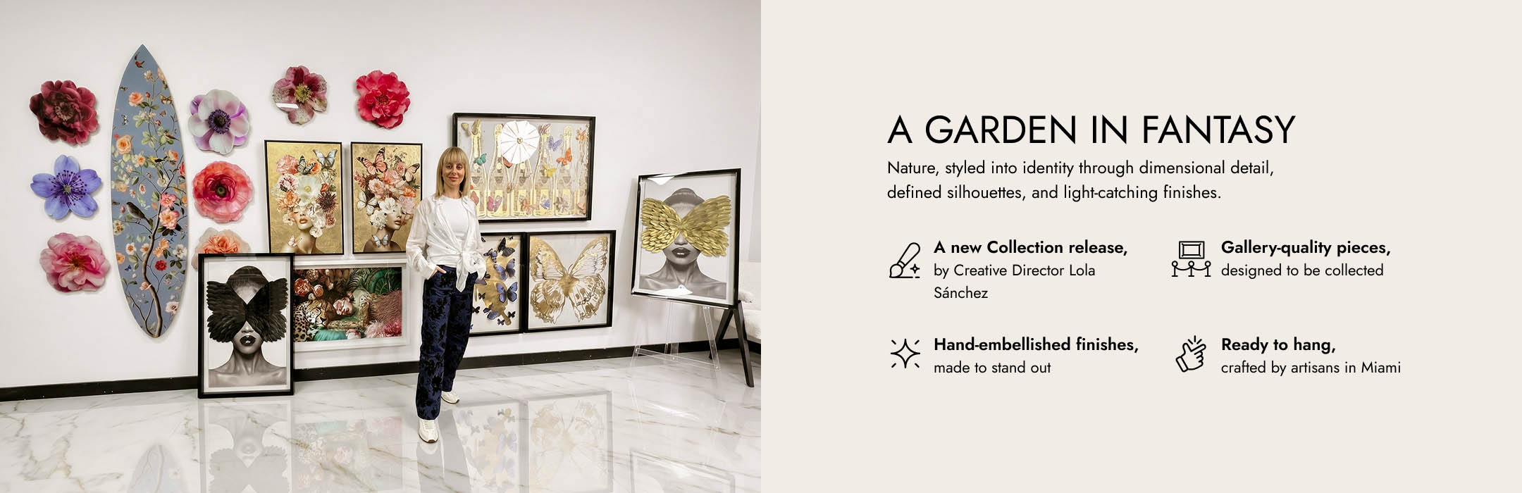 Enchanted Garden Collection | Luxury Wall Art by Oliver Gal