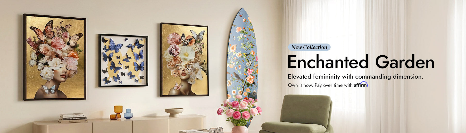 Enchanted Garden Collection | Luxury Wall Art by Oliver Gal