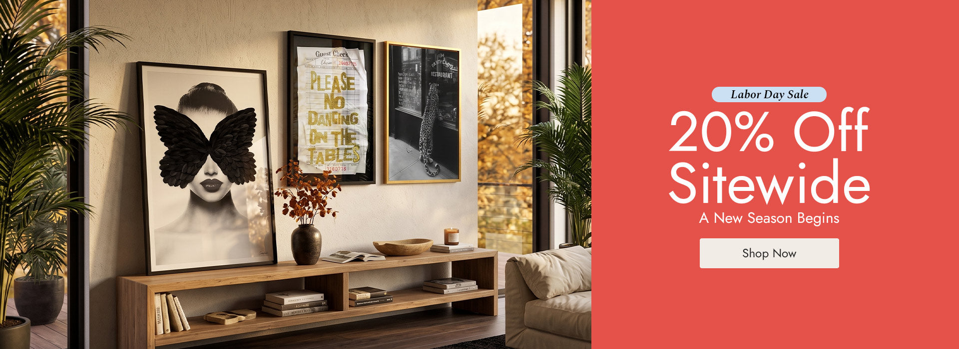 Fashion and Glam Home Wall Art Set.