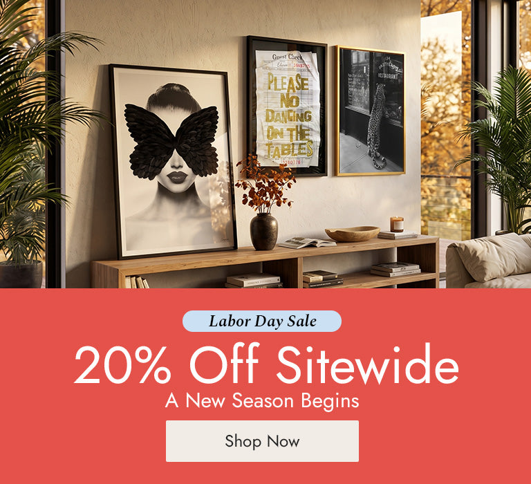 Fashion and Glam Home Wall Art Set.