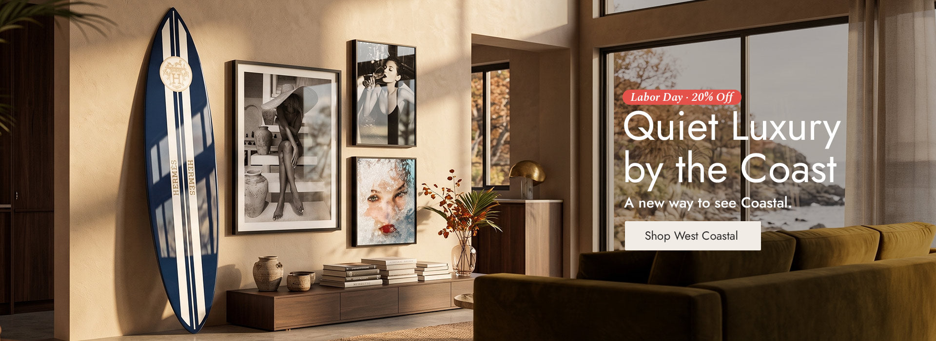 West Coastal Home Wall Art Set.