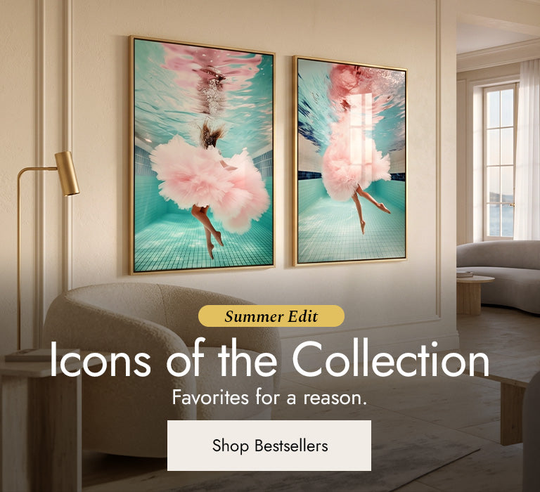 Fashion and Glam Home Wall Art Set.