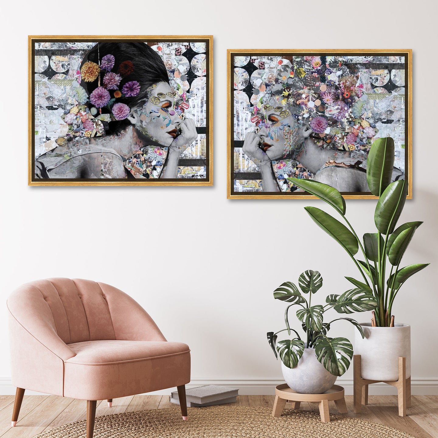 Floral Gaze Duo