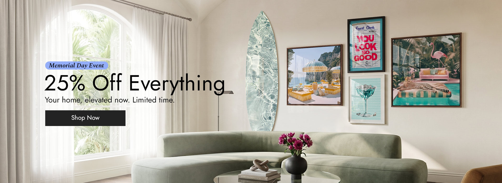 Fashion and Glam Home Wall Art Set.