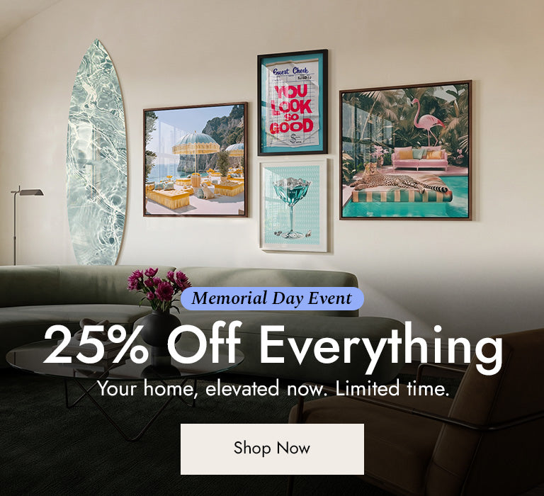 Fashion and Glam Home Wall Art Set.