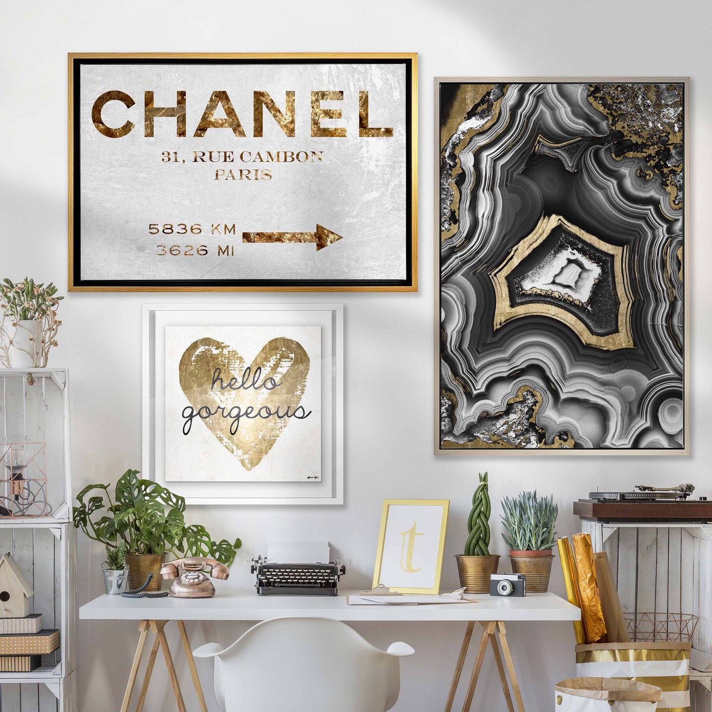 Golden and Geode Office