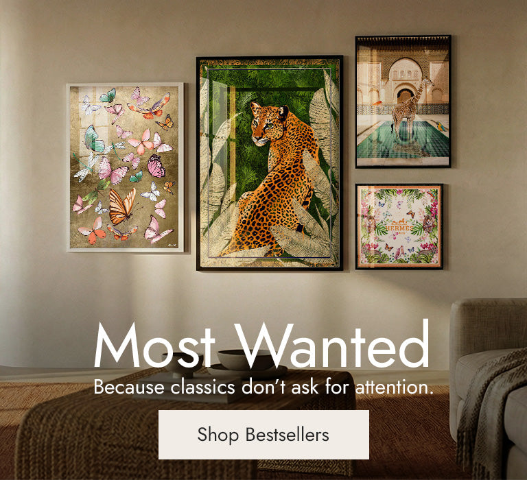 Fashion and Glam Home Wall Art Set.