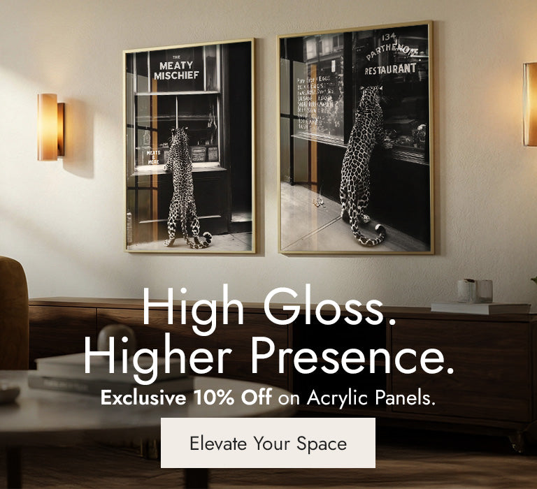 Fashion and Glam Home Wall Art Set.