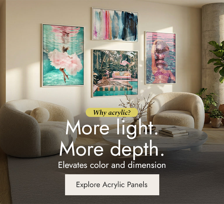 Fashion and Glam Home Wall Art Set.