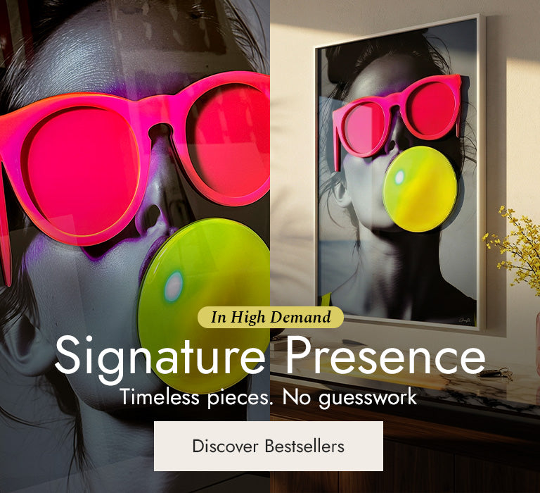 Fashion and Glam Home Wall Art Set.