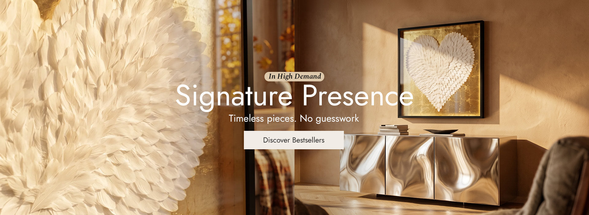 Fashion and Glam Home Wall Art Set.