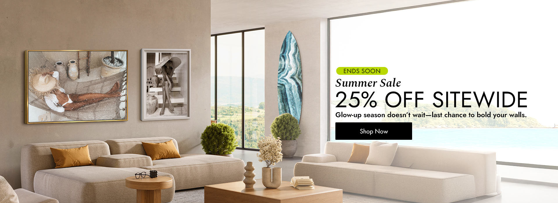 Fashion and Glam Home Wall Art Set.