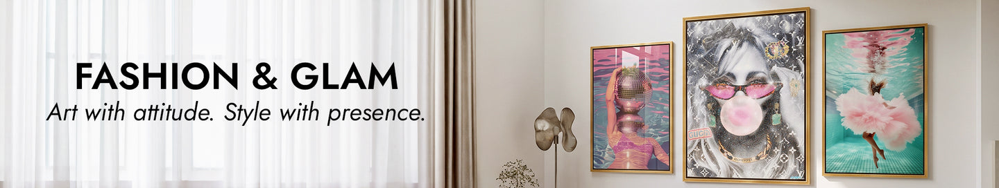 Fashion and Glam Art Banner