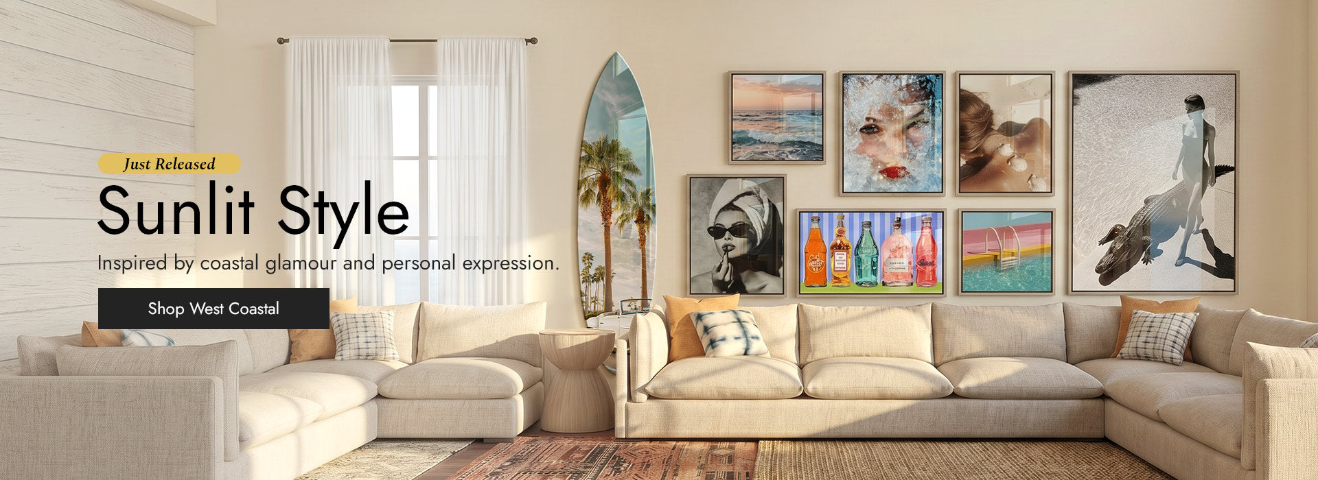 West Coastal Home Wall Art Set.