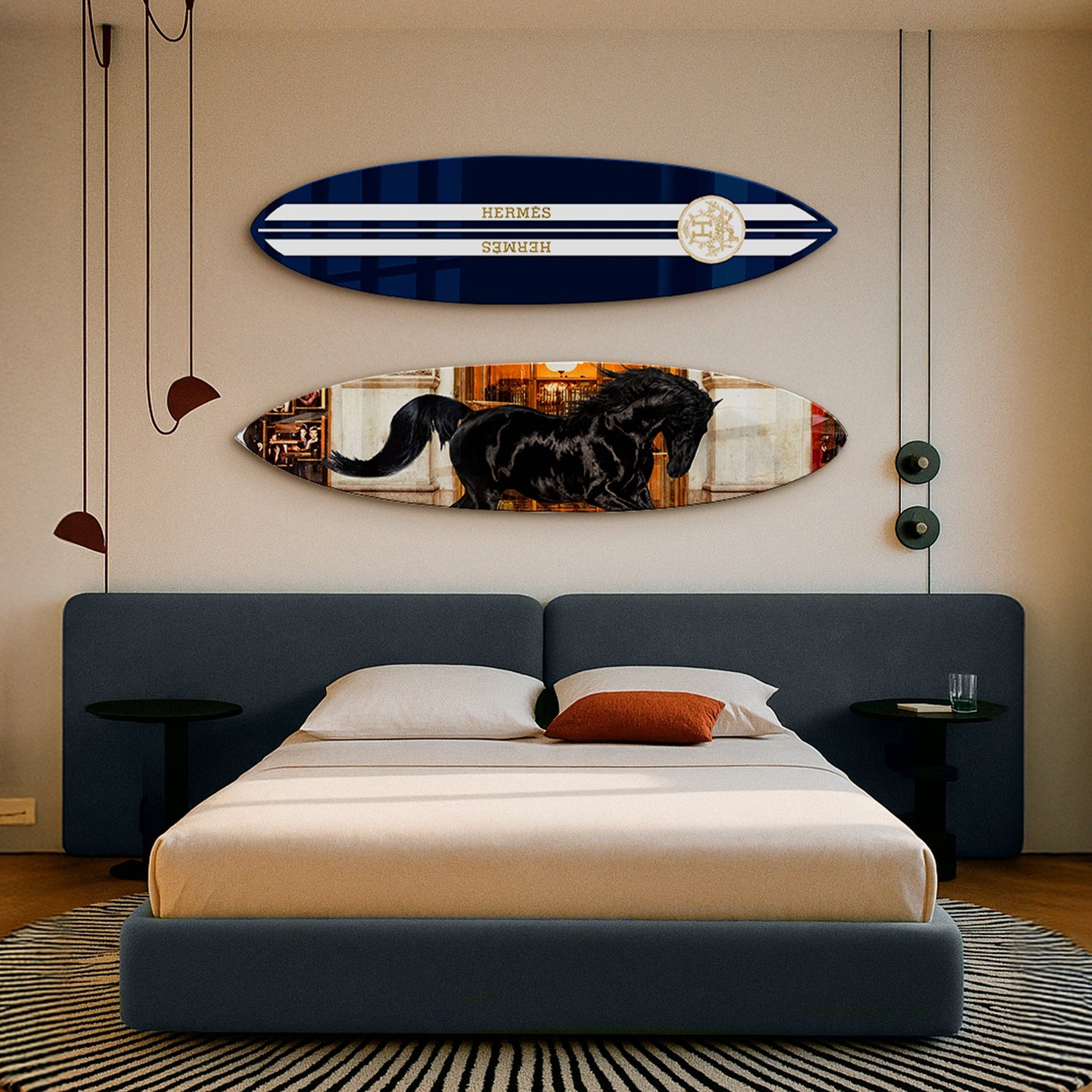 Equestrian Elite | Surfboard Gallery Wall